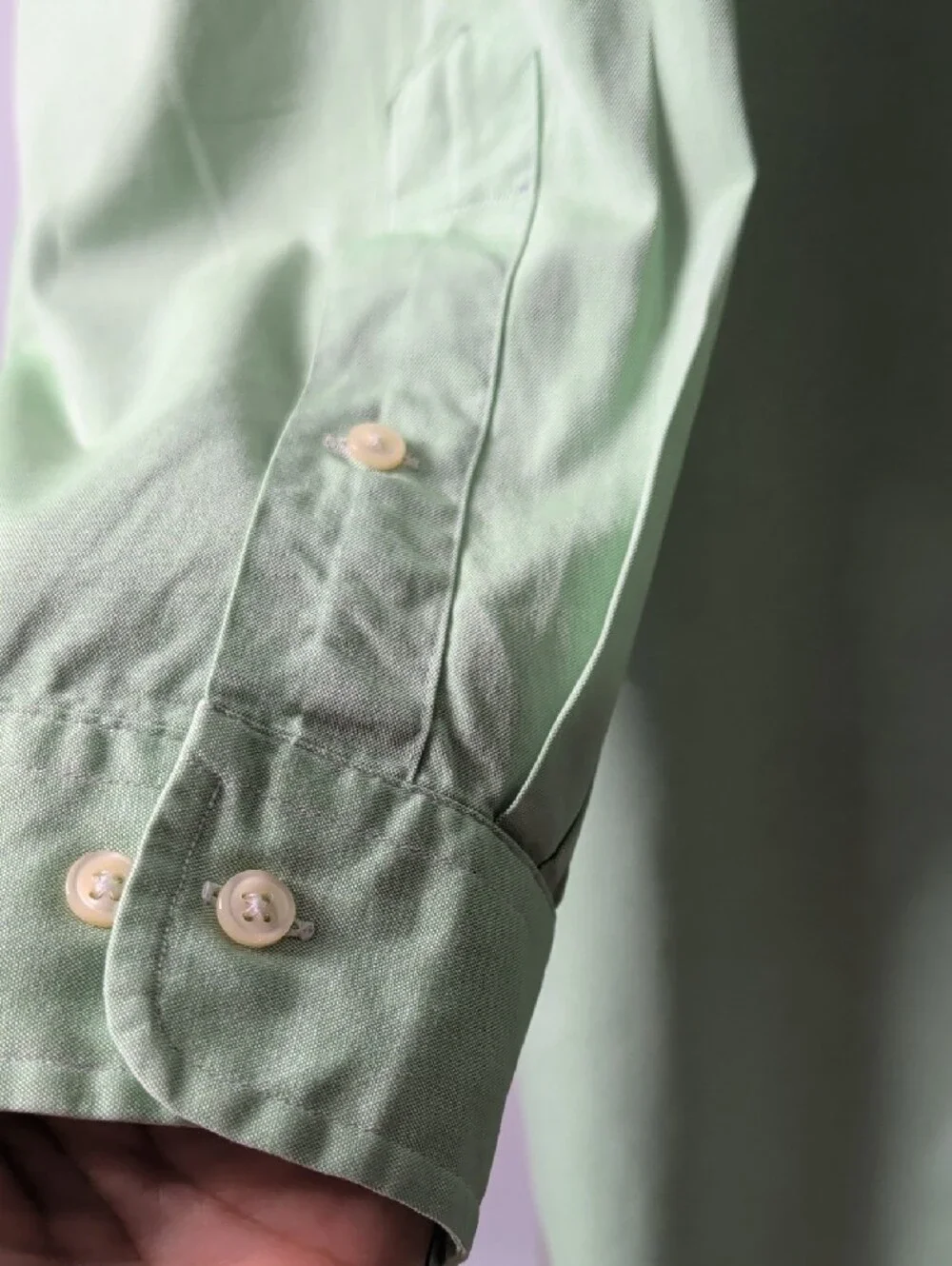 Polo by Ralph Lauren Light Green Button-Down Shirt
